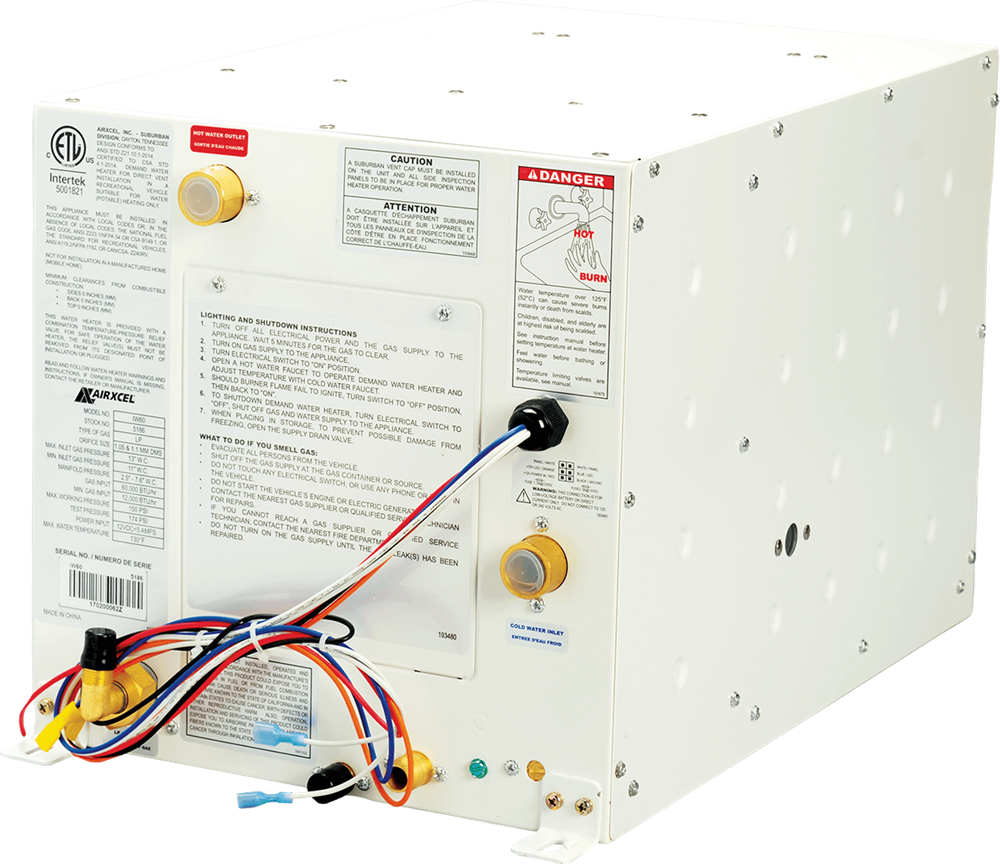 Suburban Nautilus IW60 Tankless RV Water Heater | 60K BTU | 5186A