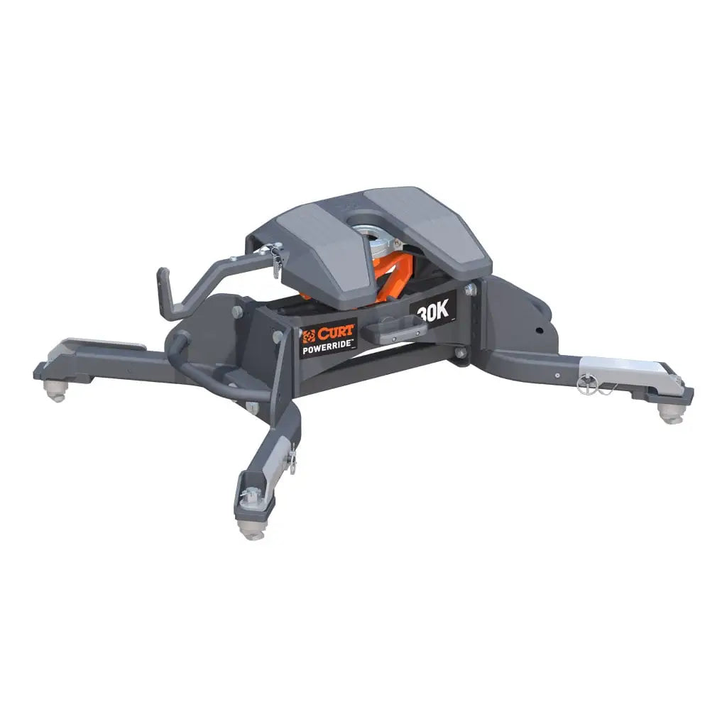 CURT PowerRide 30K 5th Wheel Hitch | 16593 | Ram 2500/3500 8' Bed Puck | 30K
