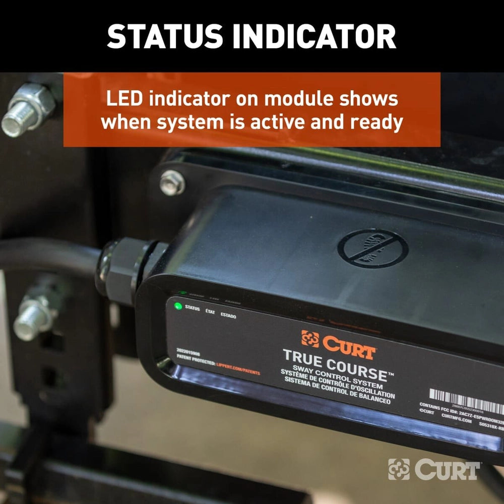 Curt True Course Advanced Bluetooth Trailer Sway Control - 1 to 4 Axles - 51202 2023062879