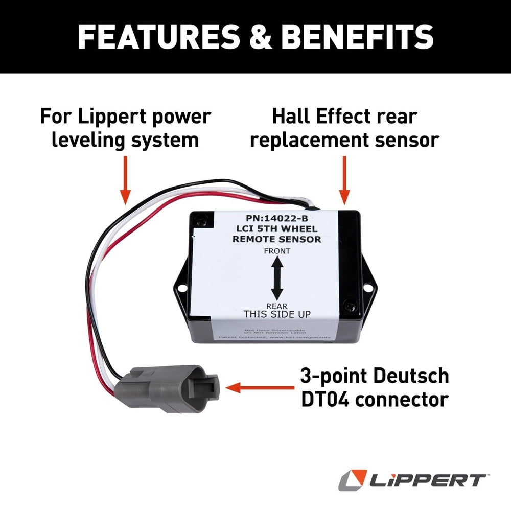 Lippert Ground Control 3.0 RV Auto-Level Remote Rear Sensor 5th Wheel #232201 14022-B