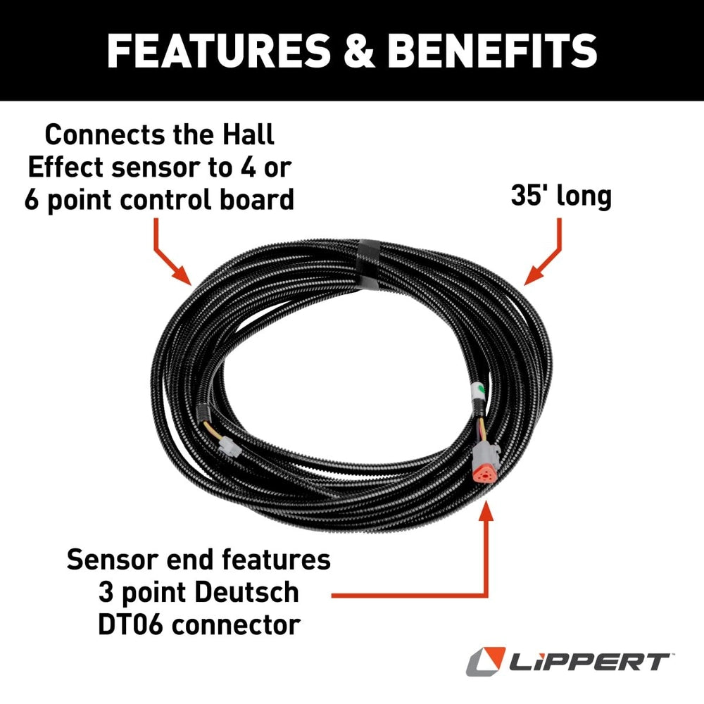 Lippert Replacement OEM 35' Brain to Remote Sensor Wiring Harness 243688 RV Trailer