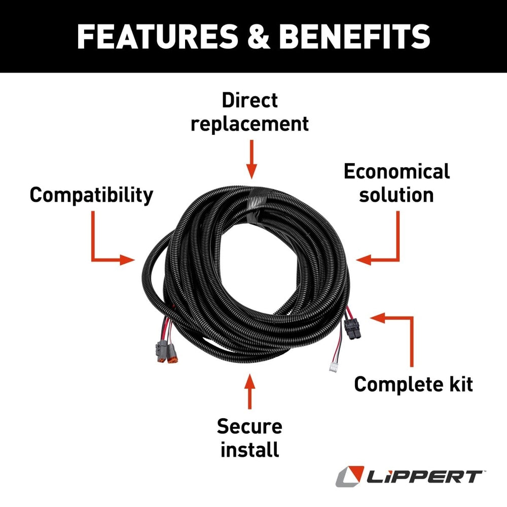 Lippert OEM Hall Effect Ground Control 3.0 Replacement Right Rear Sensor Harness #305115