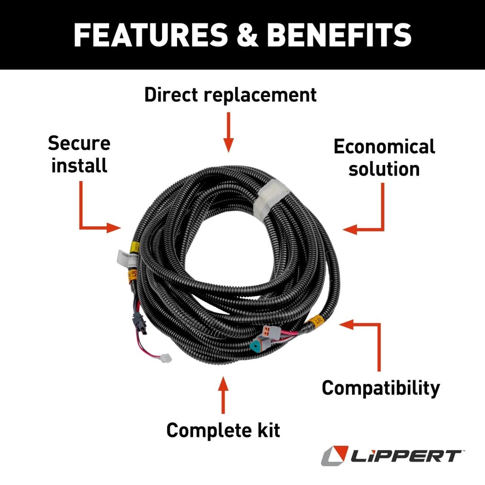 Lippert OEM Hall Effect Replacement Left Rear Sensor Harness #306298