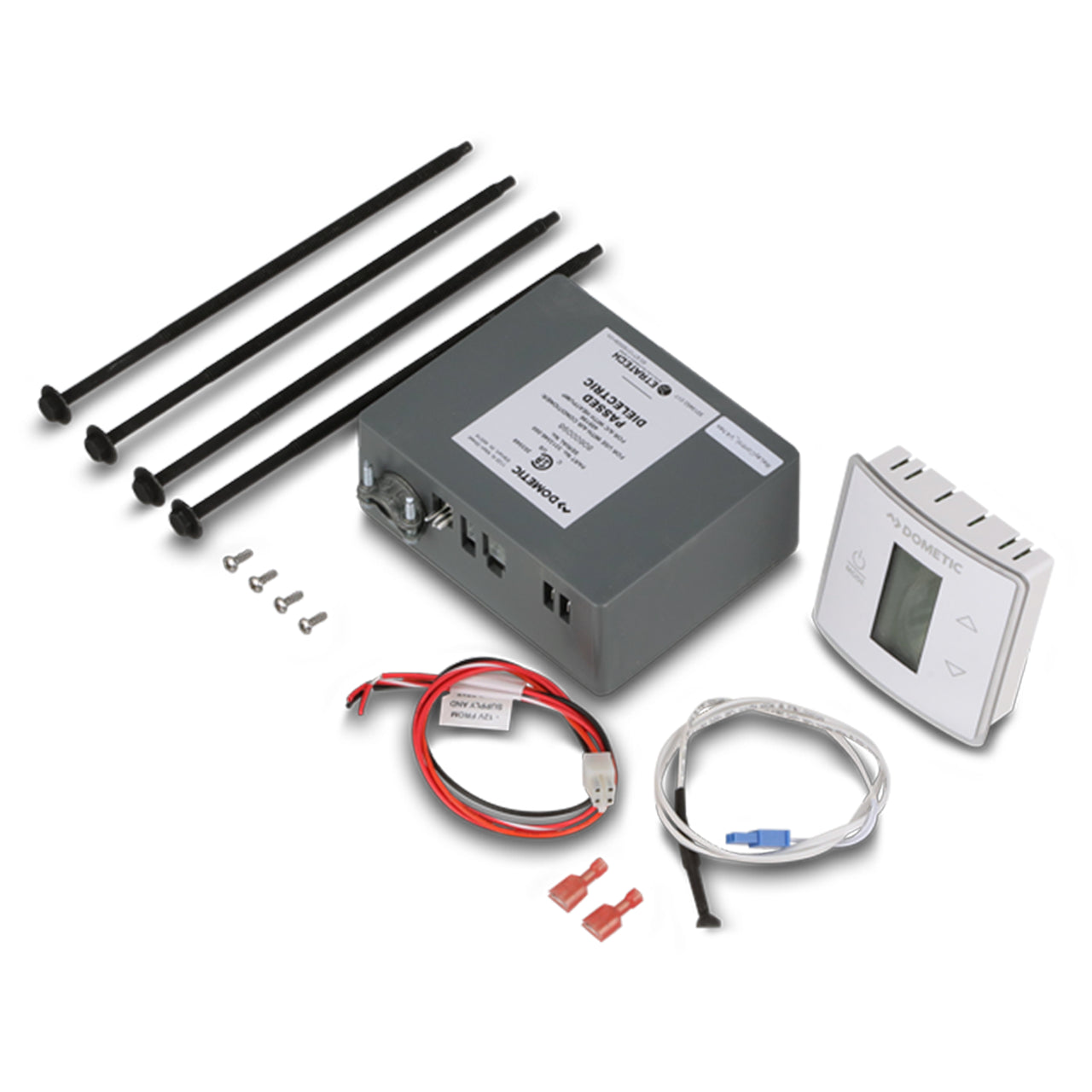 Dometic™ 3316234.700 Single Zone CT Thermostat w/ Control Board Kit (Cool/Furnace/Heat Pump) - White