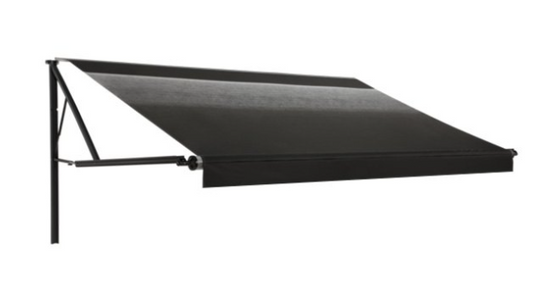 Dometic 915NR08.361UL 9100 Power Patio Awning w/Vinyl Weathershield & LED – Onyx Fade 8.5'