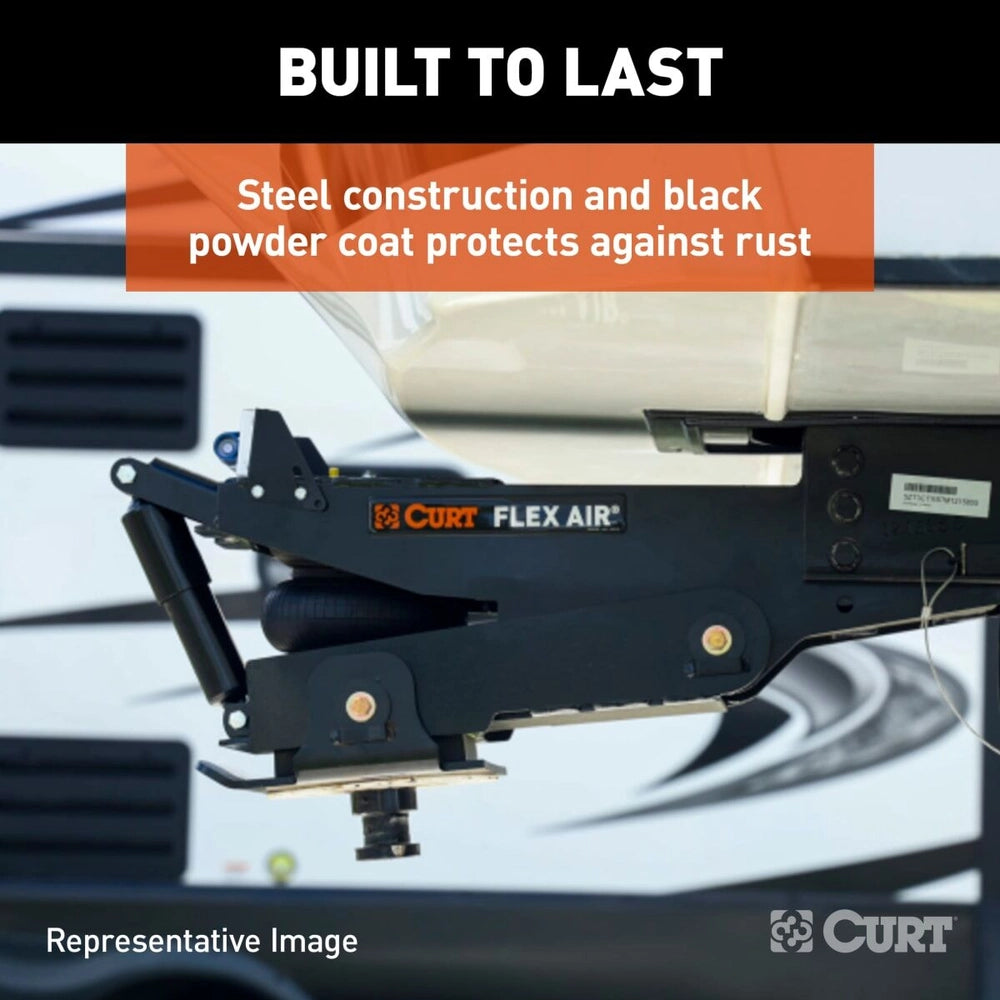 Curt Flex Air 5th Wheel Pin Box - Lippert Rhino - 21,000 lbs 807711