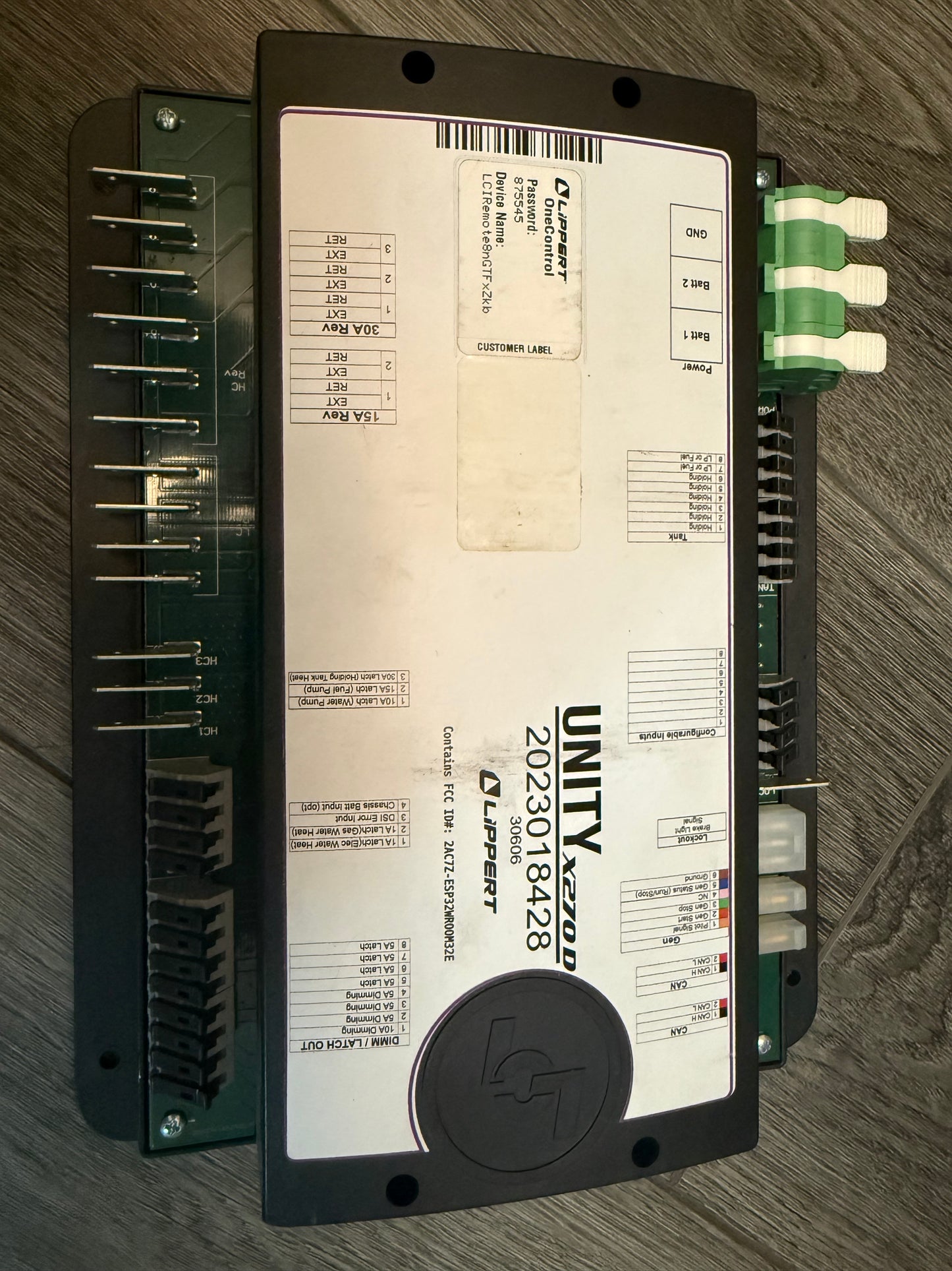 LIPPERT OEM 2023018428 ONE CONTROL UNITY X270D MODULE 30606 4*