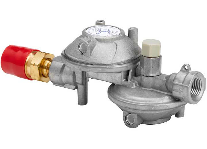 Suburban 2-Stage Horizontal Propane Regulator, POL Inlet x 3/8" Female NPT, 160K BTU