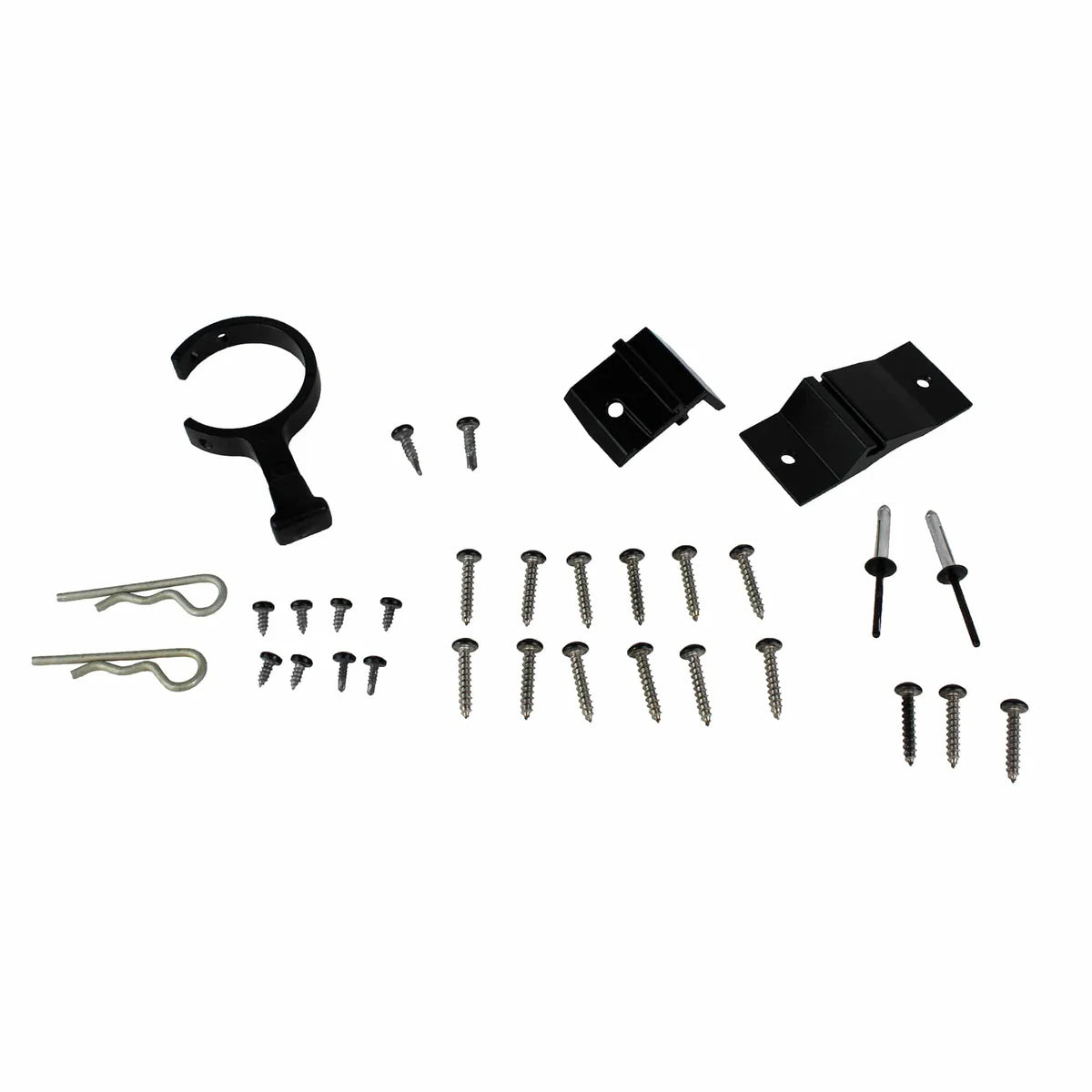 Dometic 9800015.401U 15" Awning Slide Topper Bracket Hardware Kit Tall - Black