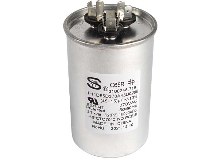 Dometic™ (Duo-Therm) 3313107.006 Air Conditioner Motor Run Capacitor 45/15 MFD