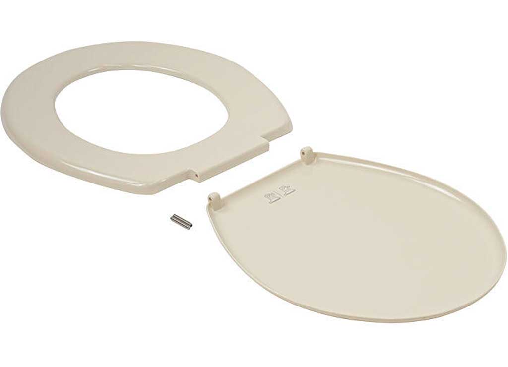 Bone Seat Cover Assembly - Dometic Toilet 300 Series 385311931