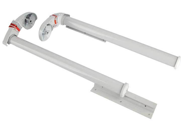Dometic 9800018.402B Slide Topper Short 90 Degree Brackets - Polar White