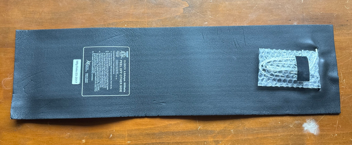 7.25" x 25" Water Holding Tank Heater Pad w/ Automatic Thermostat Control for RV