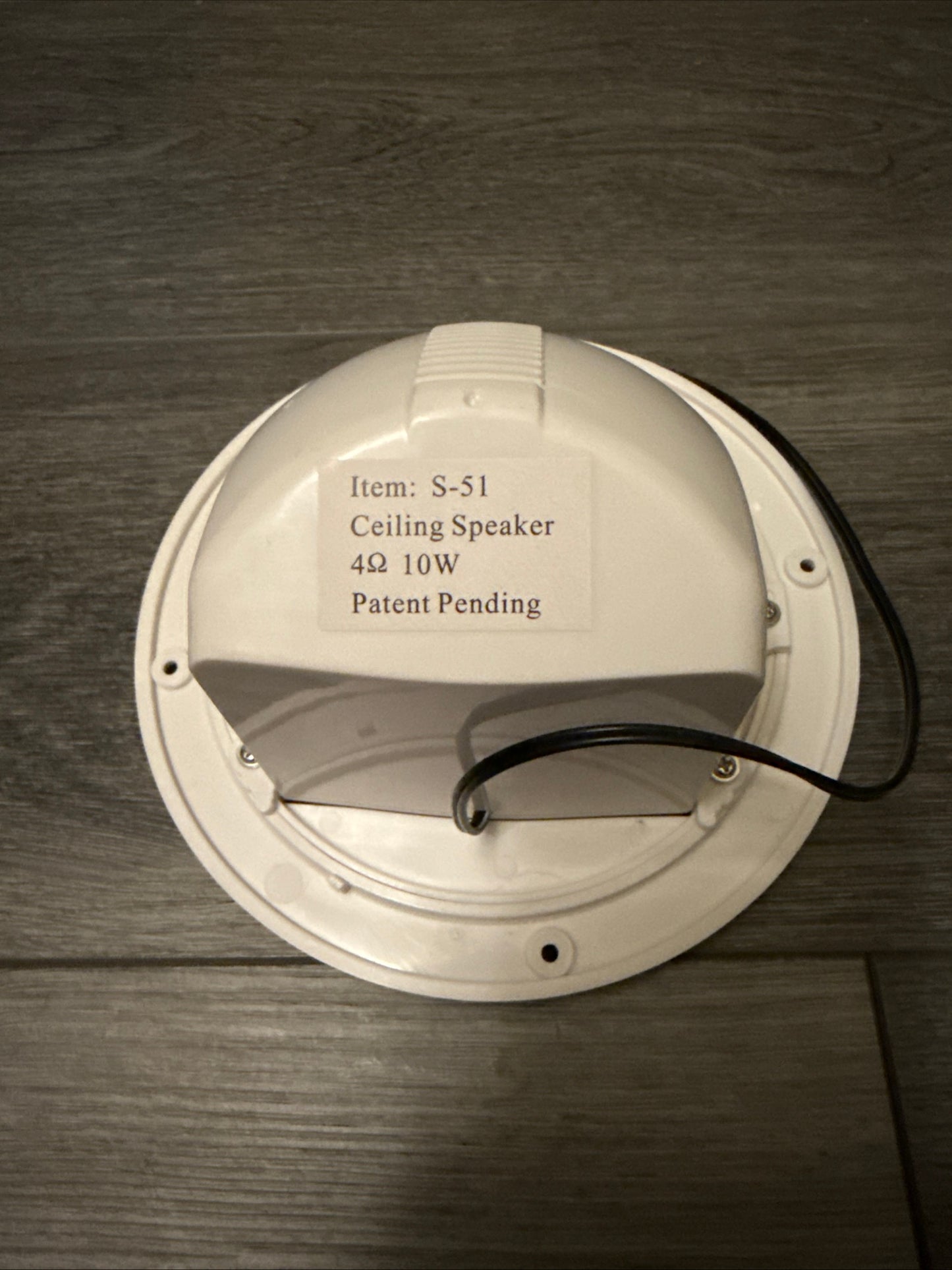 CL Ceiling Mount Speaker RV Motorhome Boat Rotatable White S-51 10W Hide Away