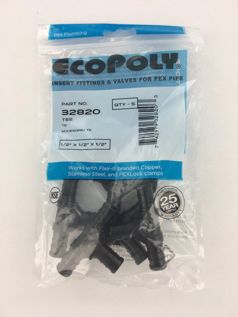 Elkhart Supply Flair-It / EcoPoly / PEXLock Fresh Water Fitting | 6 Options