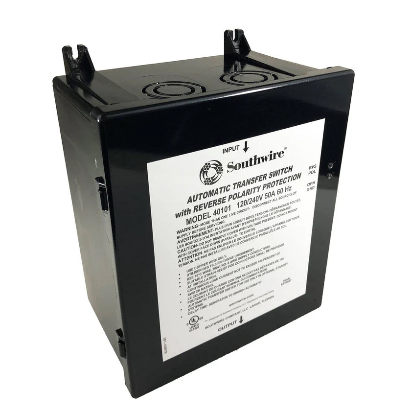 Southwire 50A RV Automatic Transfer Switch | 40101-001 | 120/240V