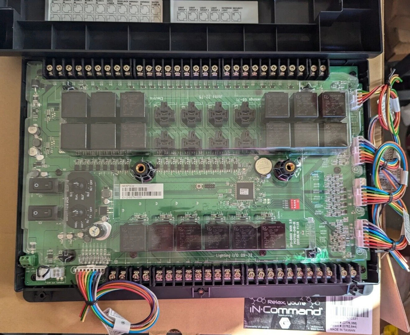 IN COMMAND NCSP3CM RV MAIN BODY CONTROL MODULE SYSTEM ASA