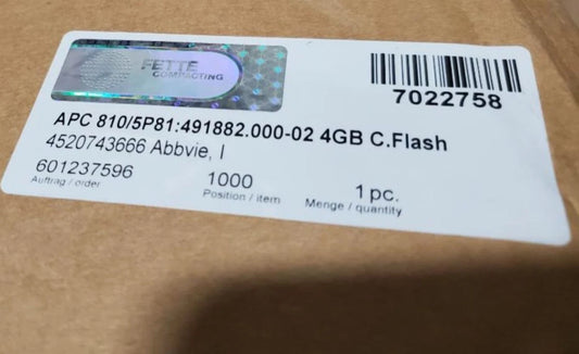 B&R APC810 5P81 491882.000-02 Automation Computer NEW NOS 1 Core 4GB Flash
