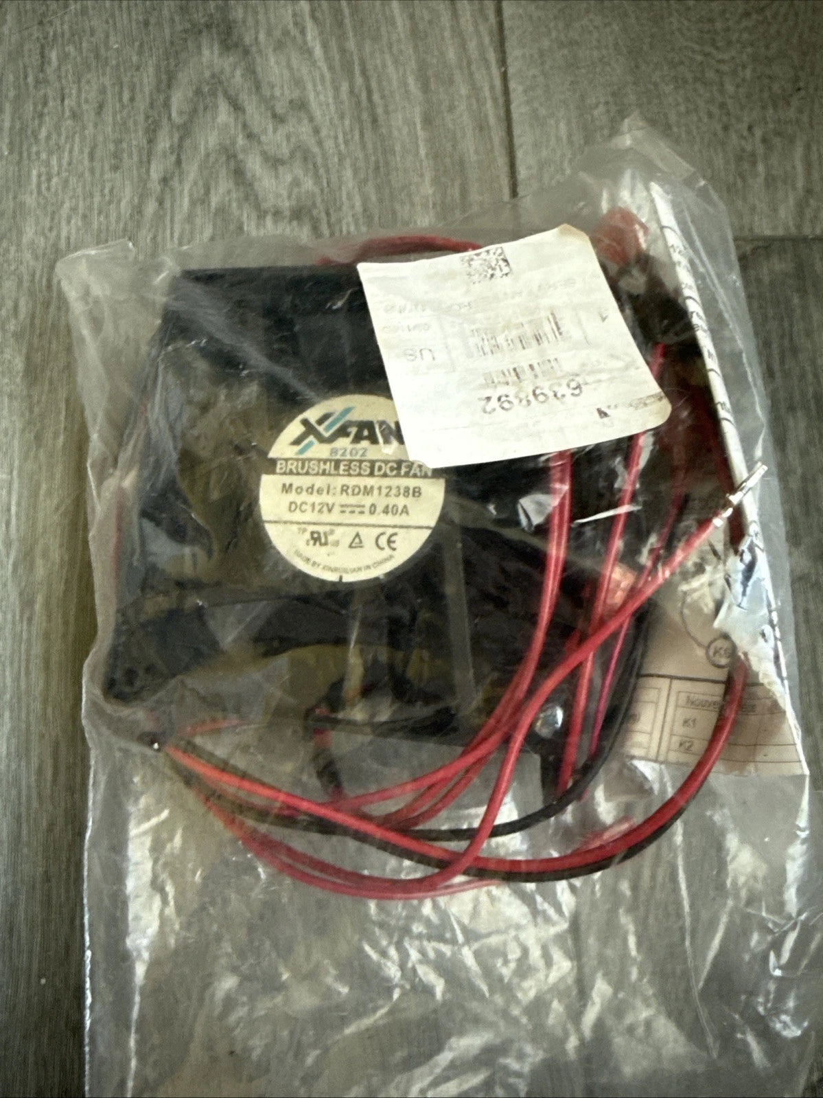 Norcold 639892 External Vent Fan Service Kit RDM1238B