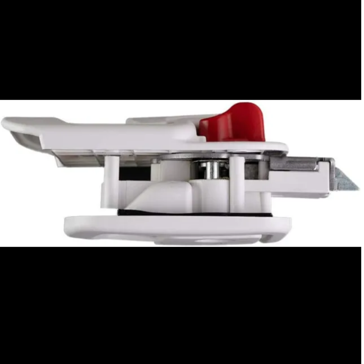 Fastec White Paddle Door or Baggage Door Latch