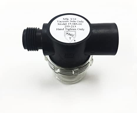 Shurflo 255-213 Twist-on Inline Strainer 1/2" NPSM Inlet