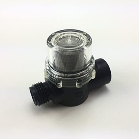 Shurflo 255-213 Twist-on Inline Strainer 1/2" NPSM Inlet