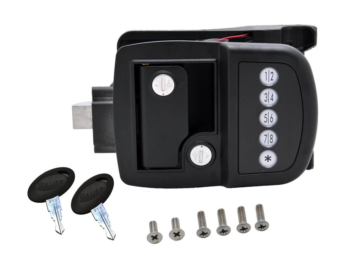 Bauer Bluetooth electric travel trailer lock 013-5091 right hand