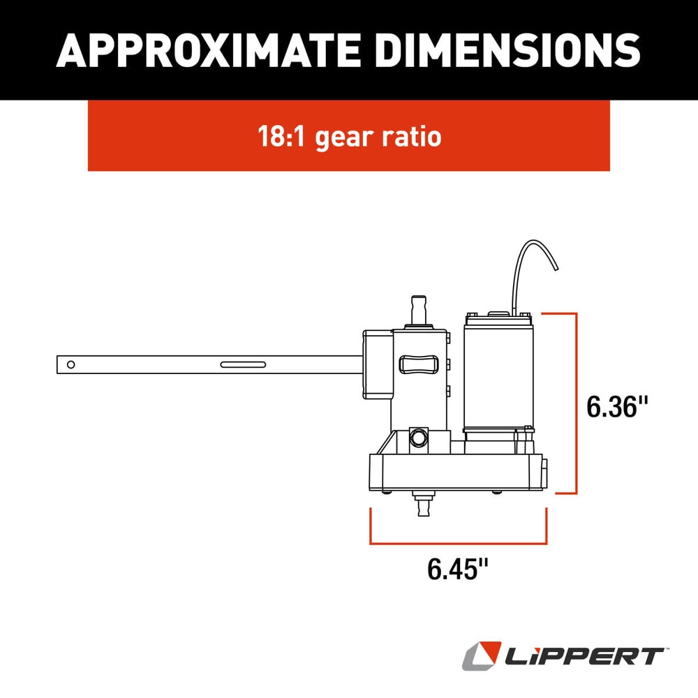 Lippert 117292 Venture LCI 133612 8532-08J 890-01K 014-133612 Slide Out w/ Drive Shaft