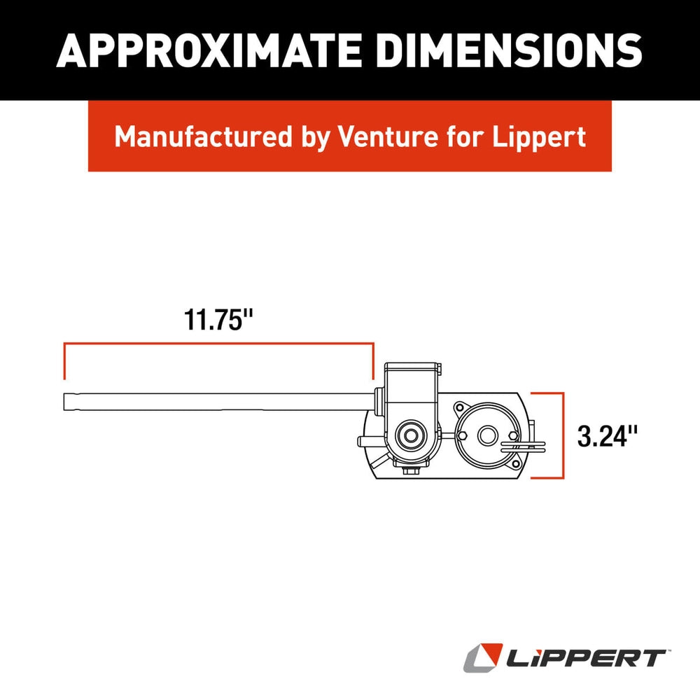 Lippert 117292 Venture LCI 133612 8532-08J 890-01K 014-133612 Slide Out w/ Drive Shaft