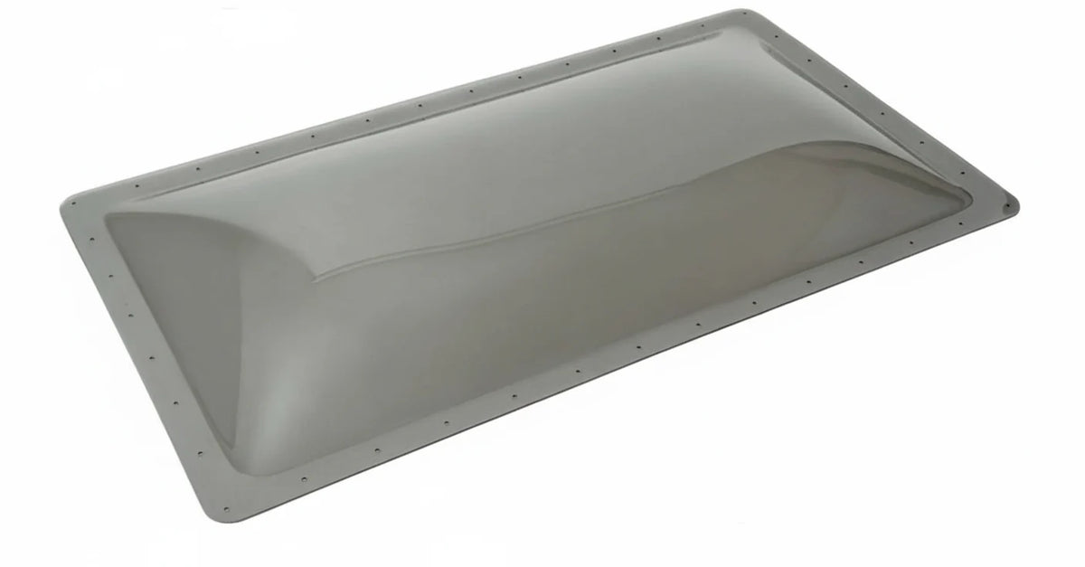 Icon Rectangular RV Skylight Dome | Smoke & Dark Smoke | 26 Sizes
