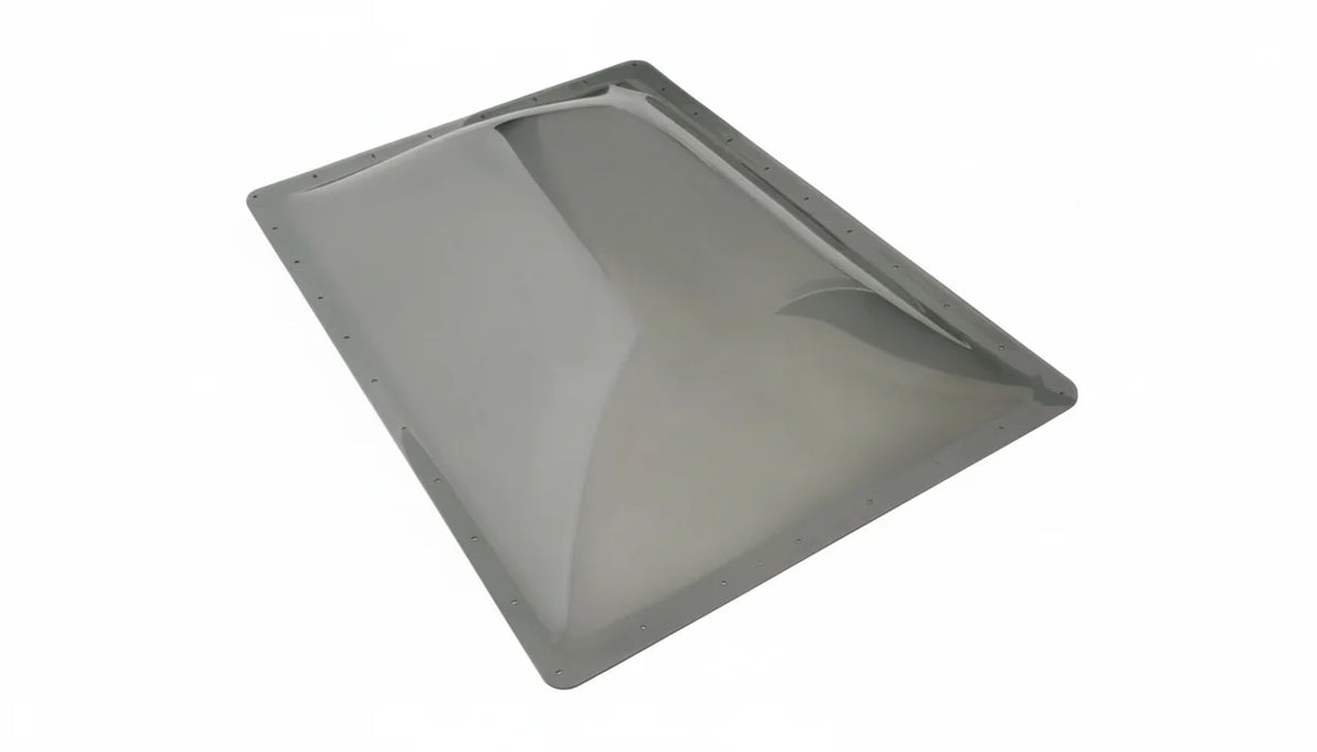Icon Rectangular RV Skylight Dome | Smoke & Dark Smoke | 26 Sizes