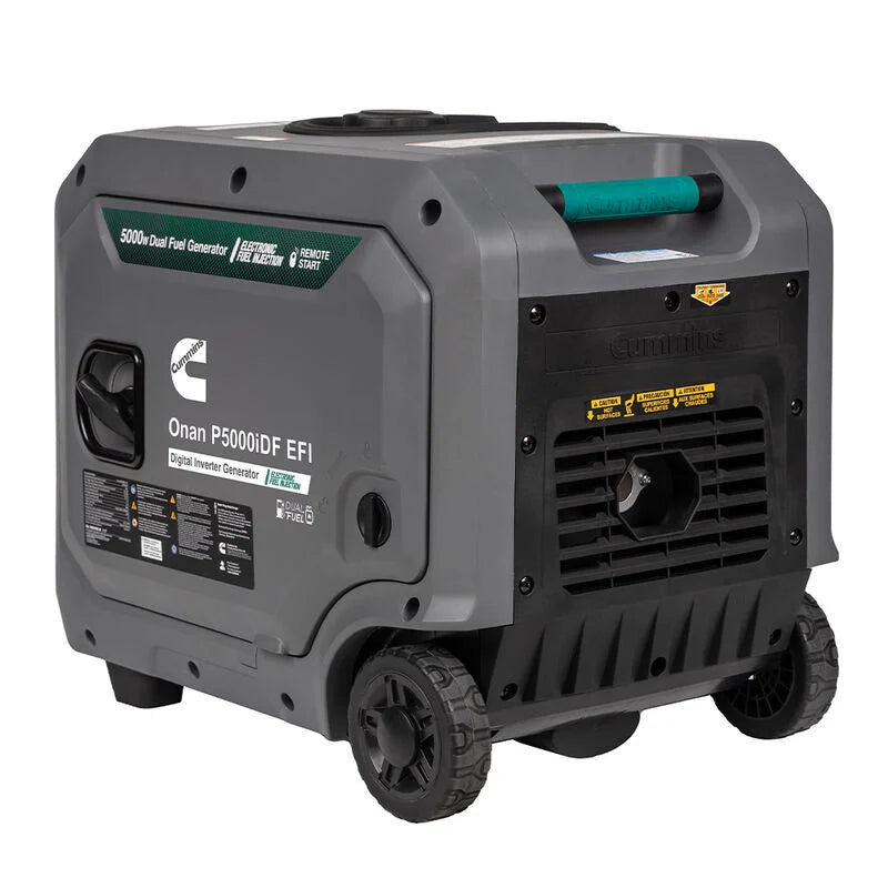 Cummins Onan P5000iDF EFI Dual-Fuel Inverter Generator, EPA+CARB A075C500