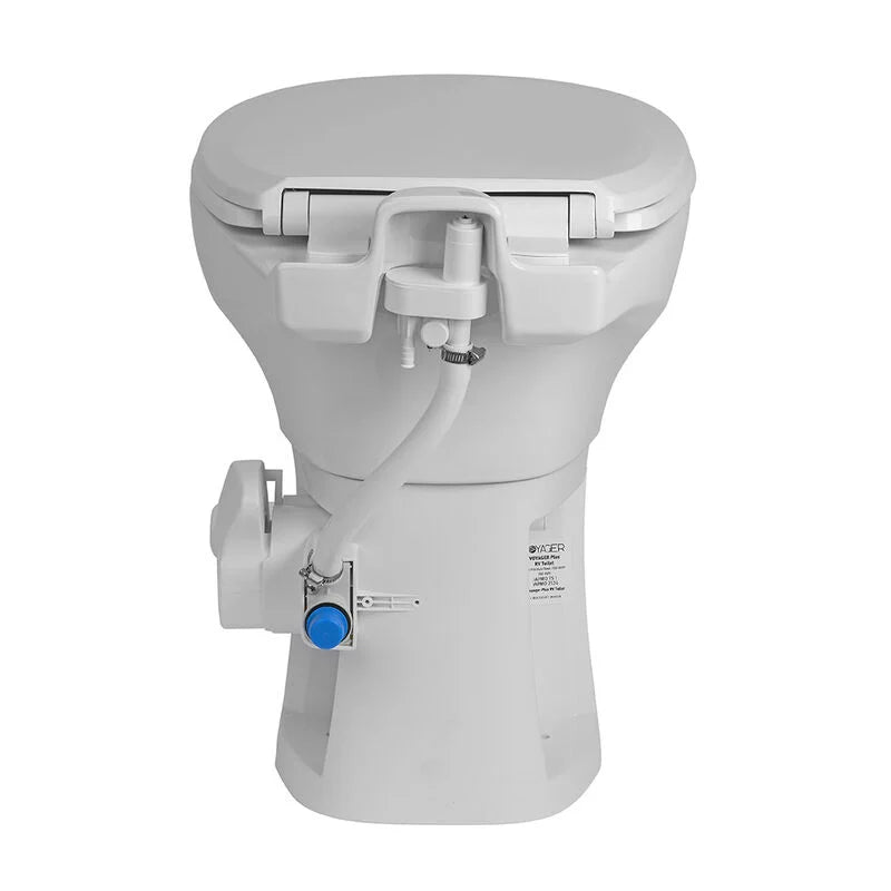 InVision Voyager residential height RV toilet, porcelain bowl