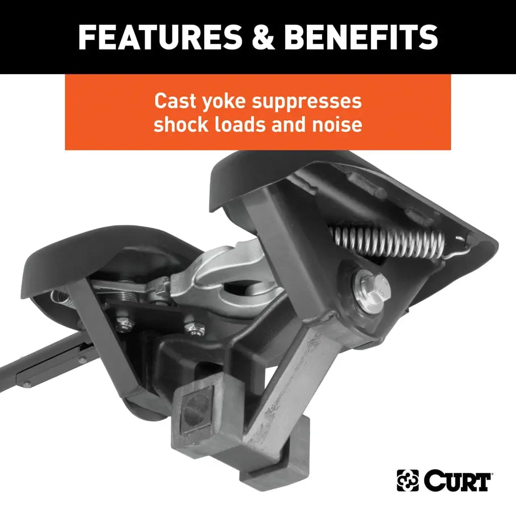 CURT A16 5th Wheel Hitch | 16033 | Ford F-250/F-350/F-450 SD 8' Bed Puck System | 16K
