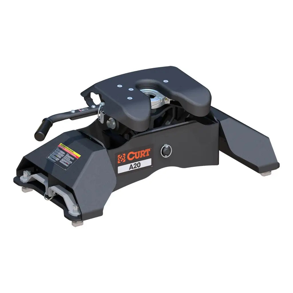 CURT A20 5th Wheel Hitch | 16034 | Ford F-250/F-350/F-450 SD 8' Bed Puck System | 20K