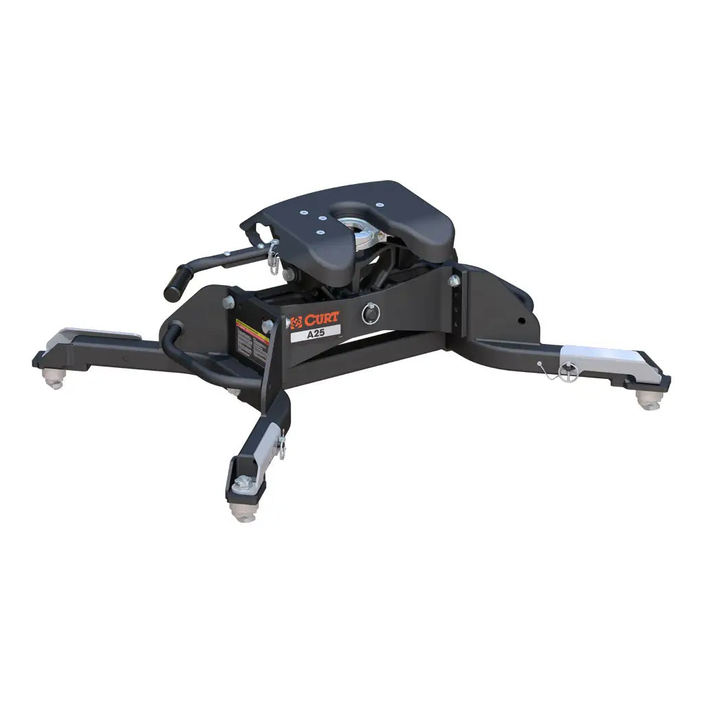 CURT A25 5th Wheel Hitch | 16046 | Ram 2500/3500 8' Bed Puck System | 25K