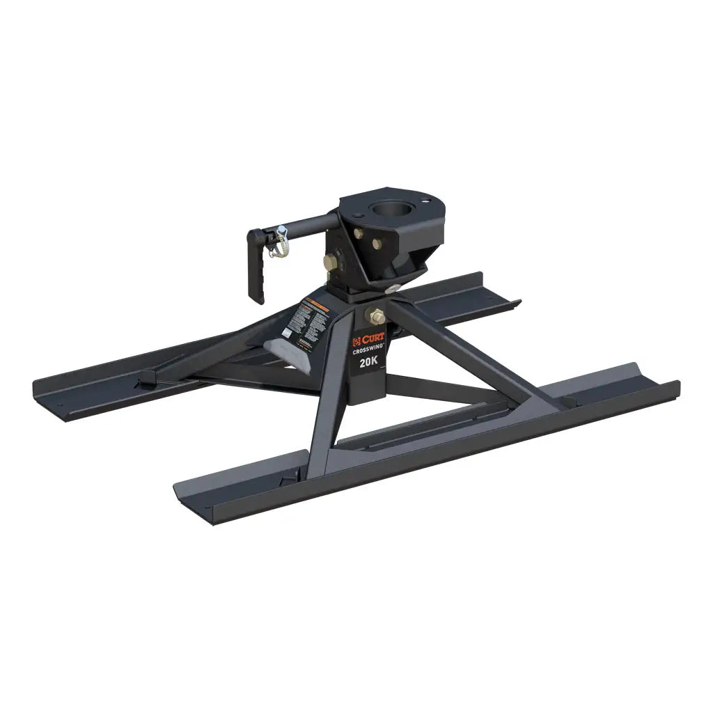 CURT CrossWing 20K 5th Wheel Hitch | 16051 | Gooseneck with Bed Protectors
