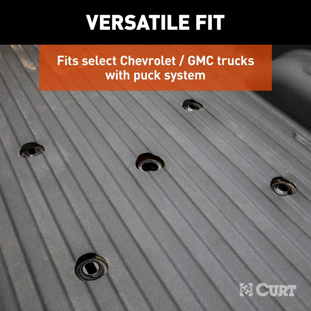 CURT A25 Sliding 5th Wheel Hitch | 16059 | Silverado/Sierra 2500/3500 HD Puck + S25 Slider | 25K