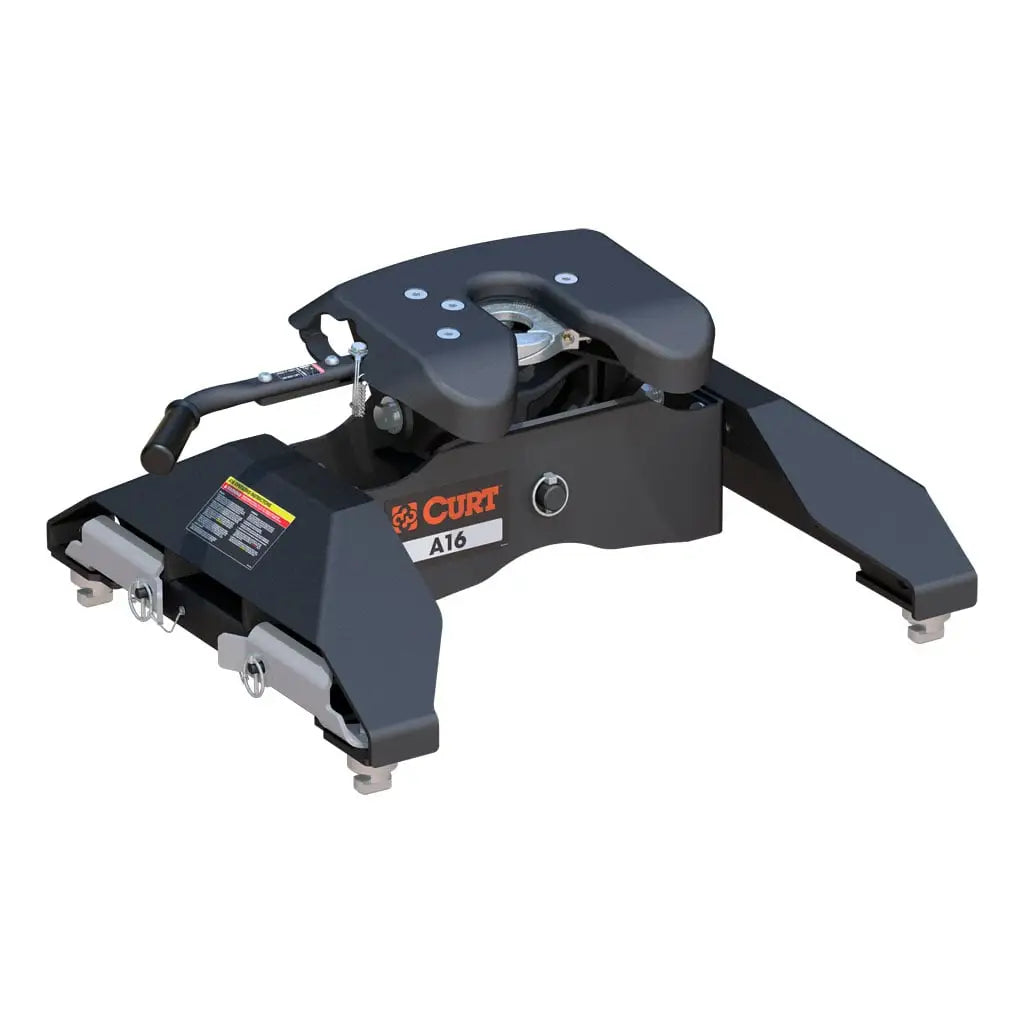 CURT A16 5th Wheel Hitch | 16063 | Silverado/Sierra 2500/3500 HD 8' Bed Puck System | 16K