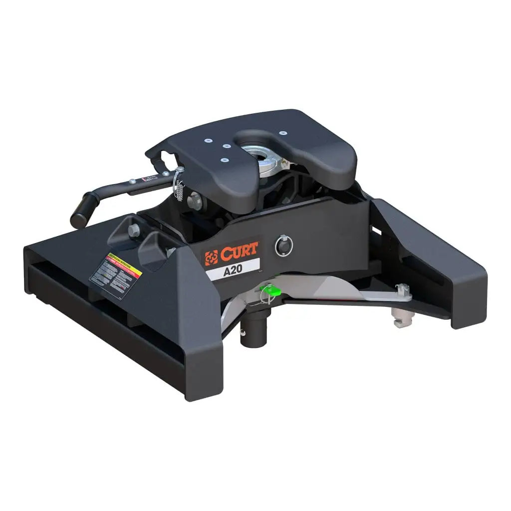 CURT A20 5th Wheel Hitch | 16074 | Nissan Titan XD 8' Bed Puck System | 20K