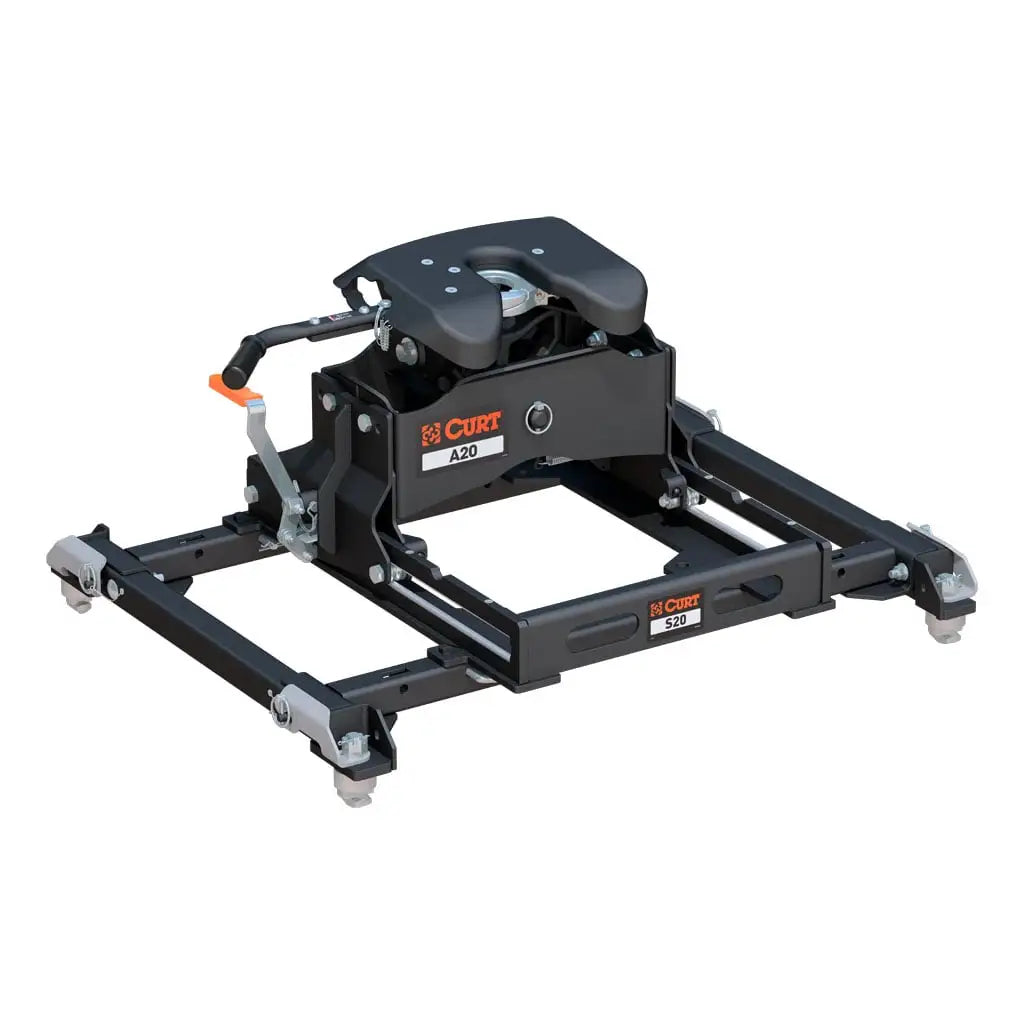CURT A20 5th Wheel Hitch Kit | 16077 | Ram 2500/3500 Puck + Slider | 20K