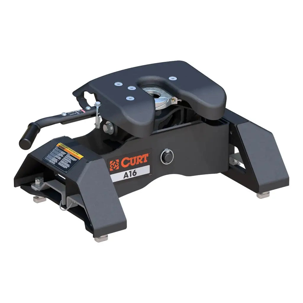 CURT A16 5th Wheel Hitch | 16091 | Silverado/Sierra 2500/3500 HD 8' Bed Puck System | 16K