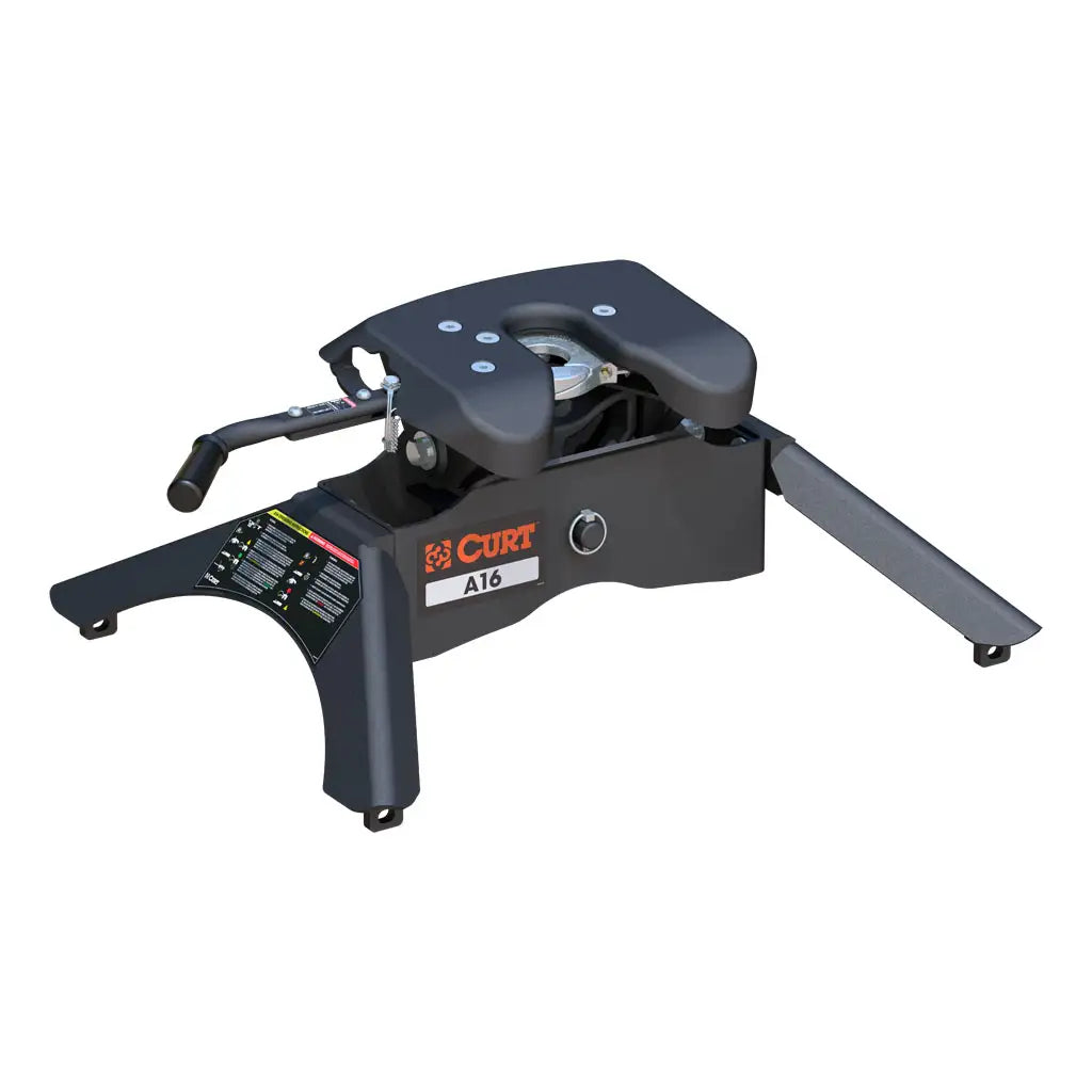 CURT A16 5th Wheel Hitch | 16120 | 16K | Industry-Standard Rails Mount