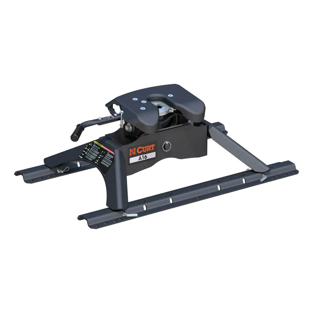 CURT A16 5th Wheel Hitch | 16121 | 16K | Includes Rails