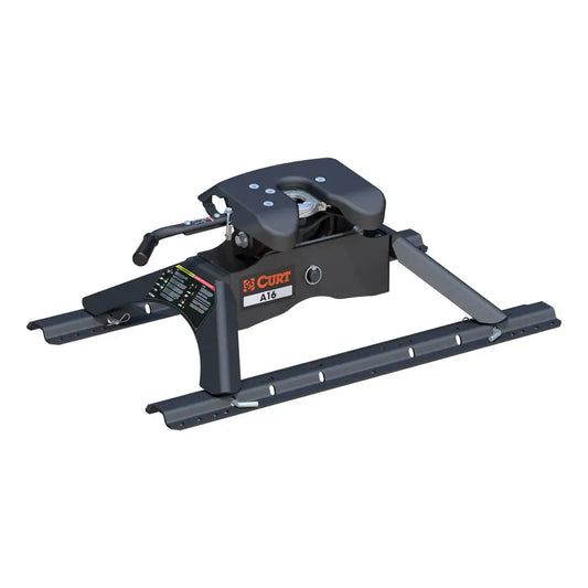 CURT A16 5th Wheel Hitch | 16121 | 16K | Includes Rails