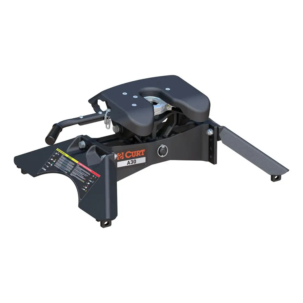 CURT A30 5th Wheel Hitch | 16190 | 30K | Industry-Standard Rails Mount