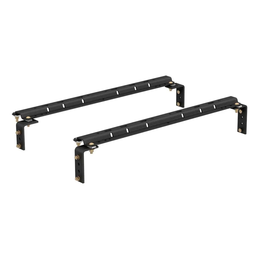 CURT Universal 5th Wheel Base Rails | 16200 | 25K Carbide Black (Rails + Brackets Kit)