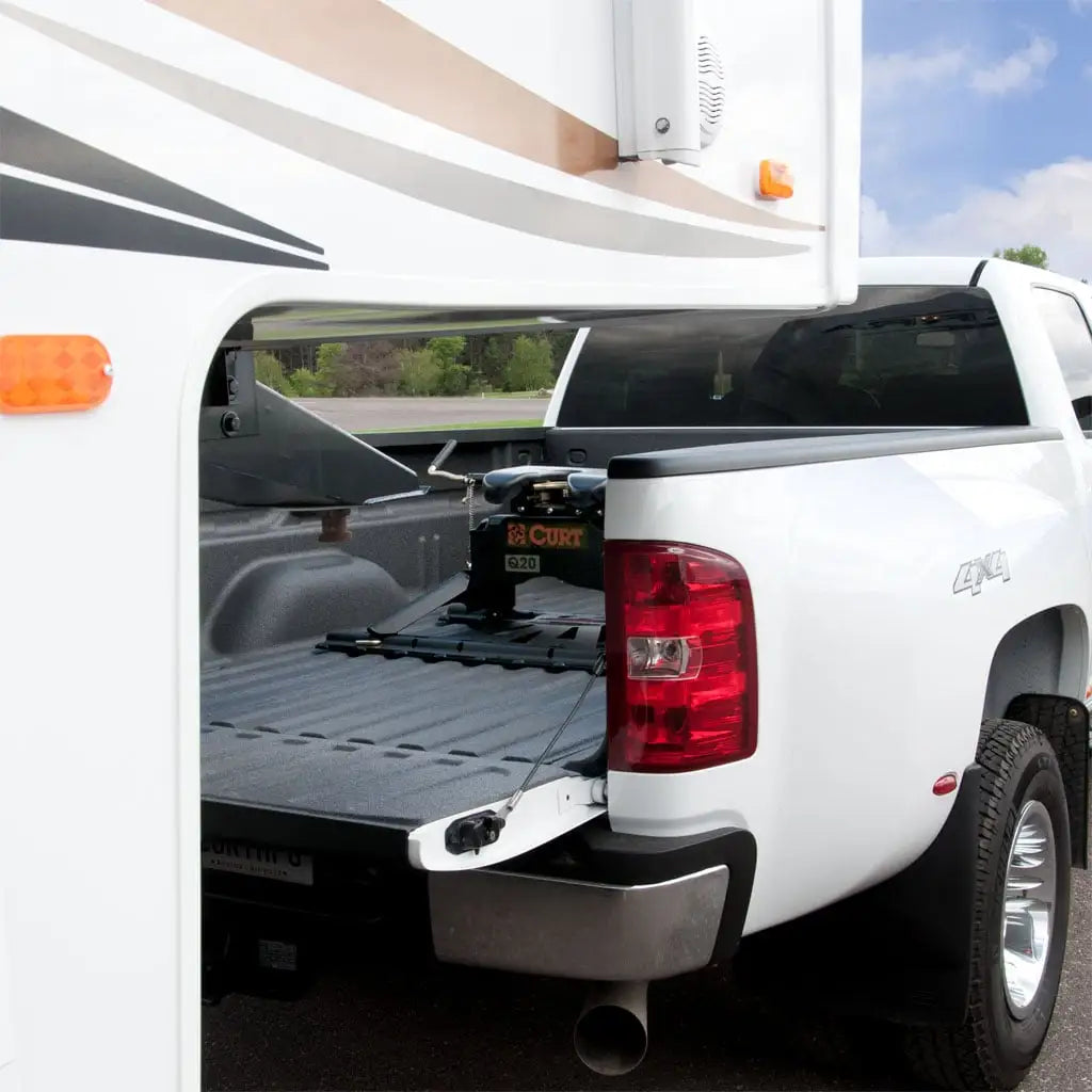 CURT X5 Gooseneck-to-5th-Wheel Adapter Plate | 16310 | For B&W Turnoverball | 20K