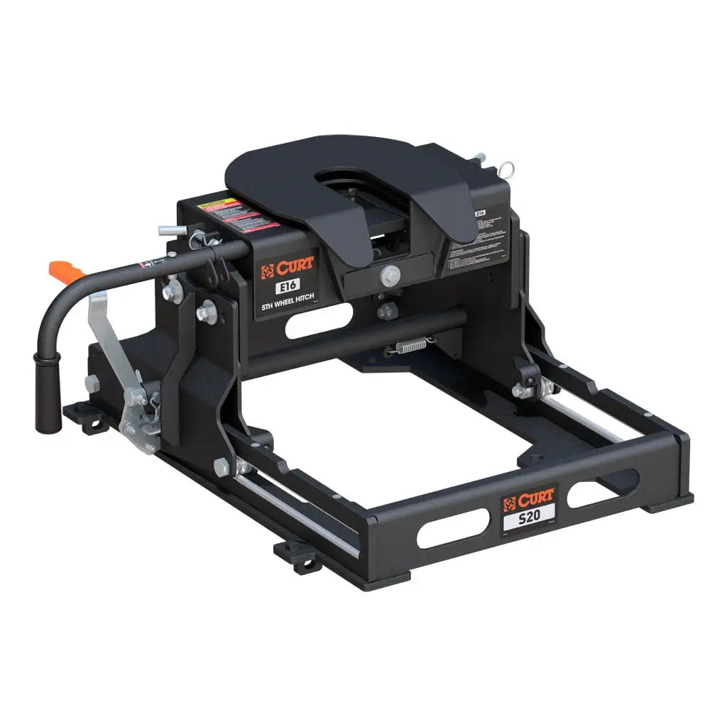 CURT E16 Sliding 5th Wheel Hitch | 16511 | 16K | Industry-Standard Rails Only