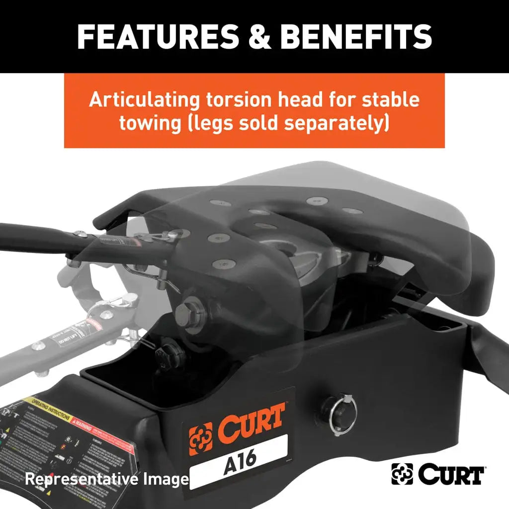 CURT A16 5th Wheel Hitch Head | 16520 | 16K | Head Only